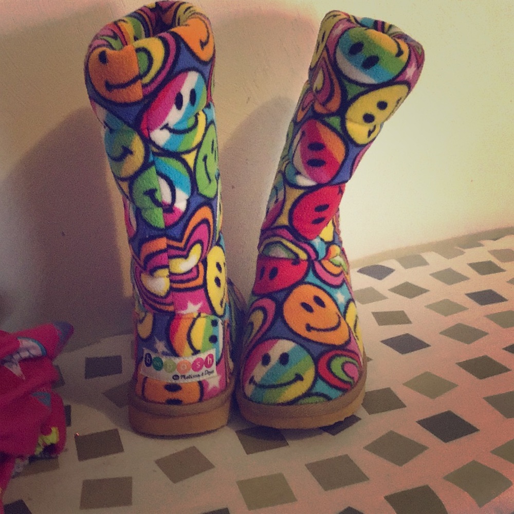 Comfy furry cute emoji boots